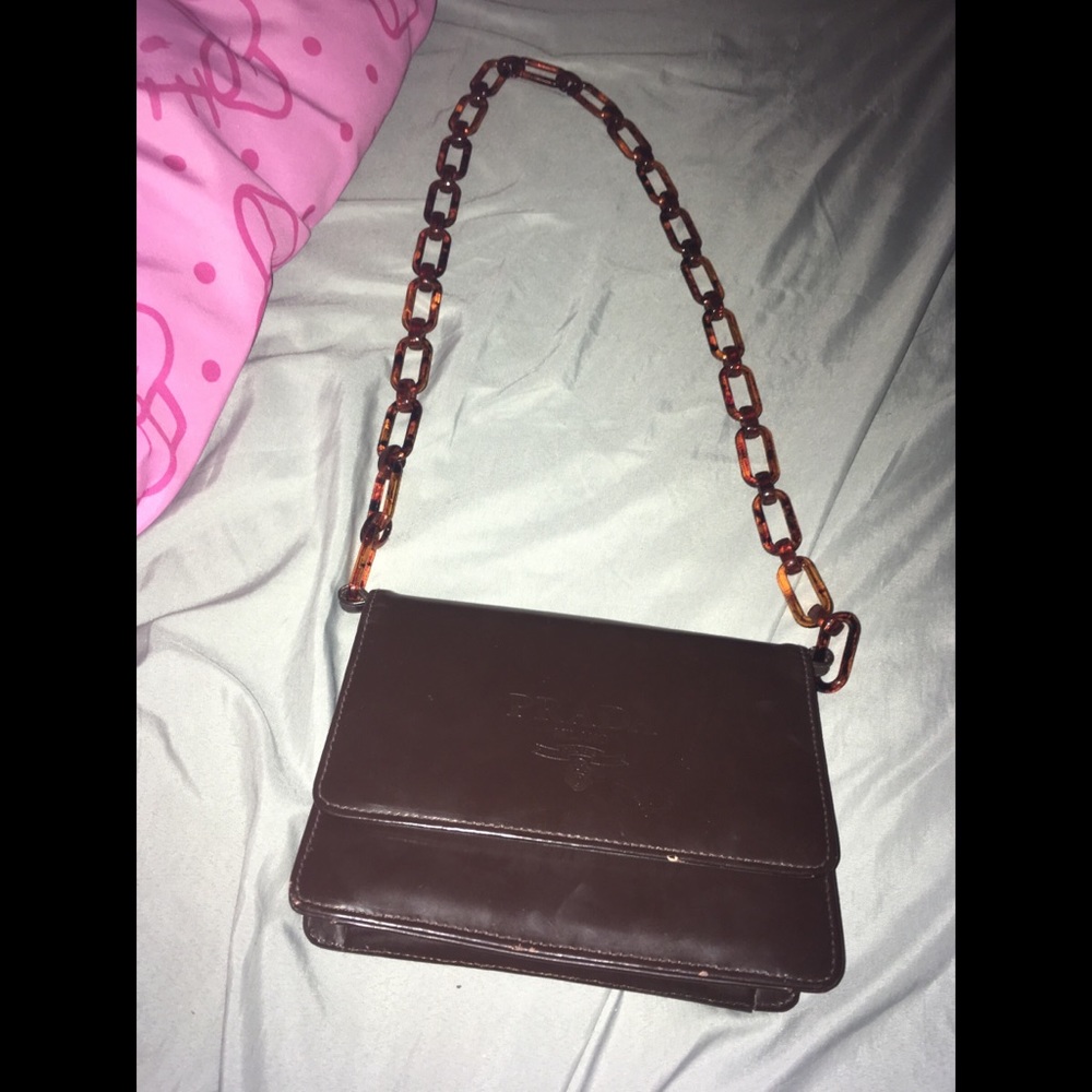Small Brown Prada Bag